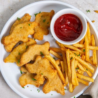 Chicken Dino Nuggets & Chips